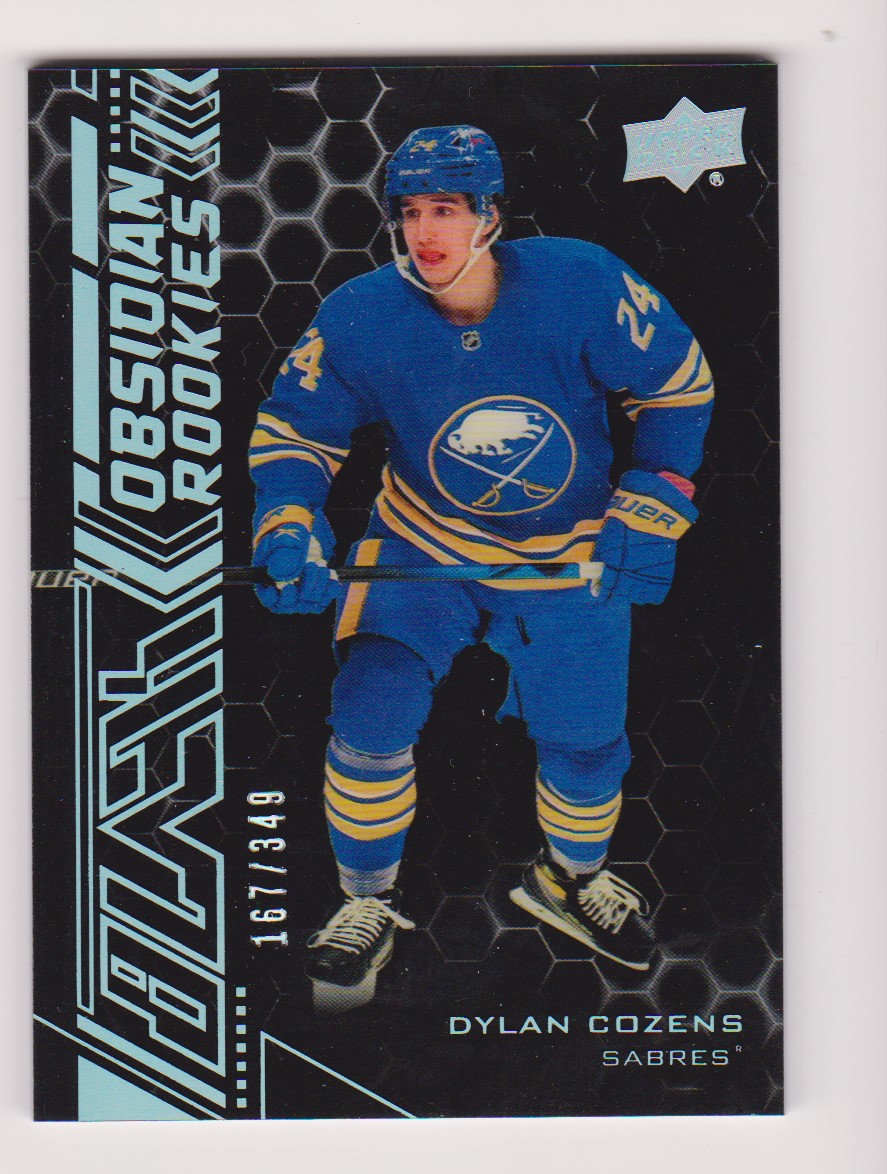 (image for) 2020-21 UD Black Obsidian Rookies #OR3 Dylan Cozens 167/349